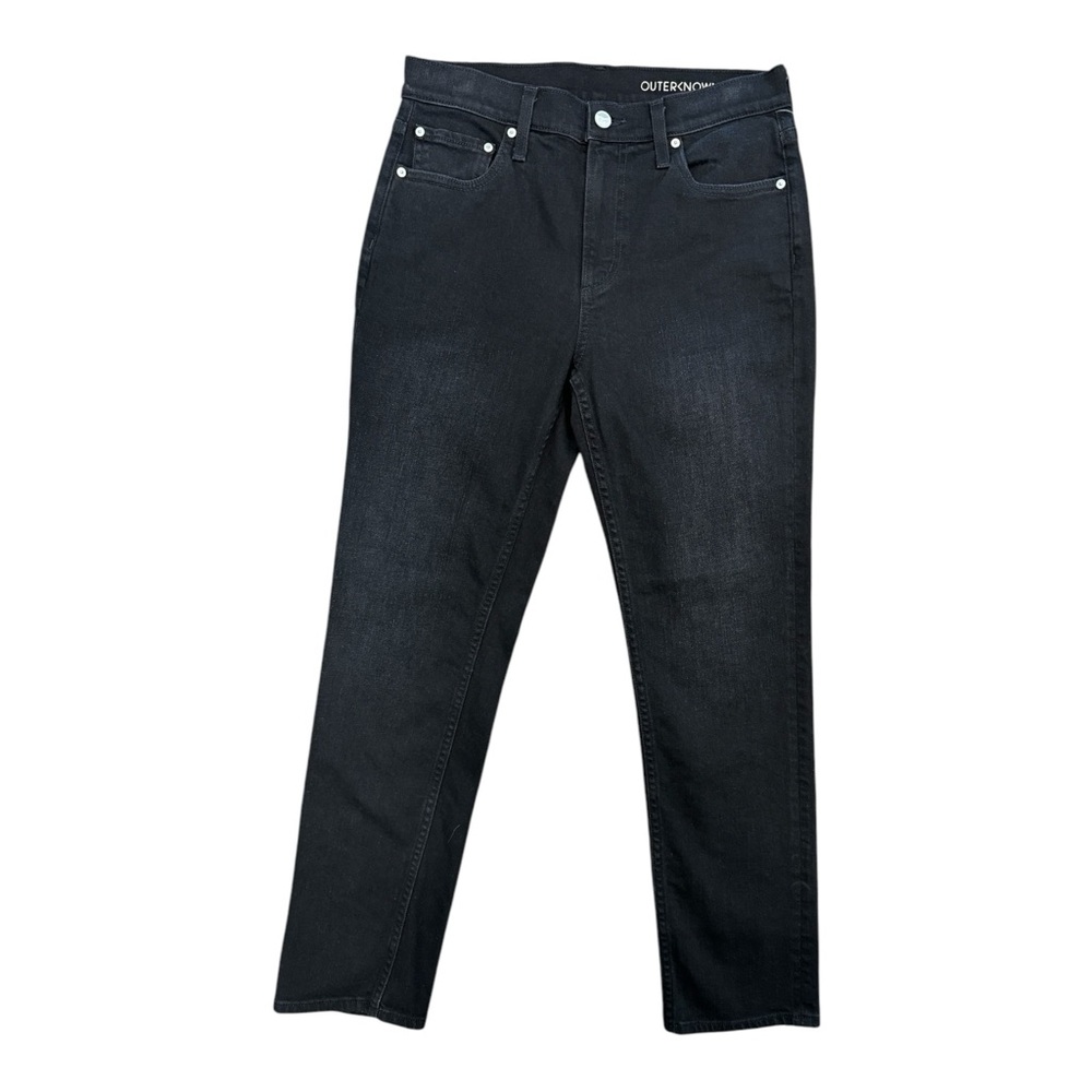 OuterKnown Library Straight Organic Cotton S.E.A. Black Jeans Size 27.